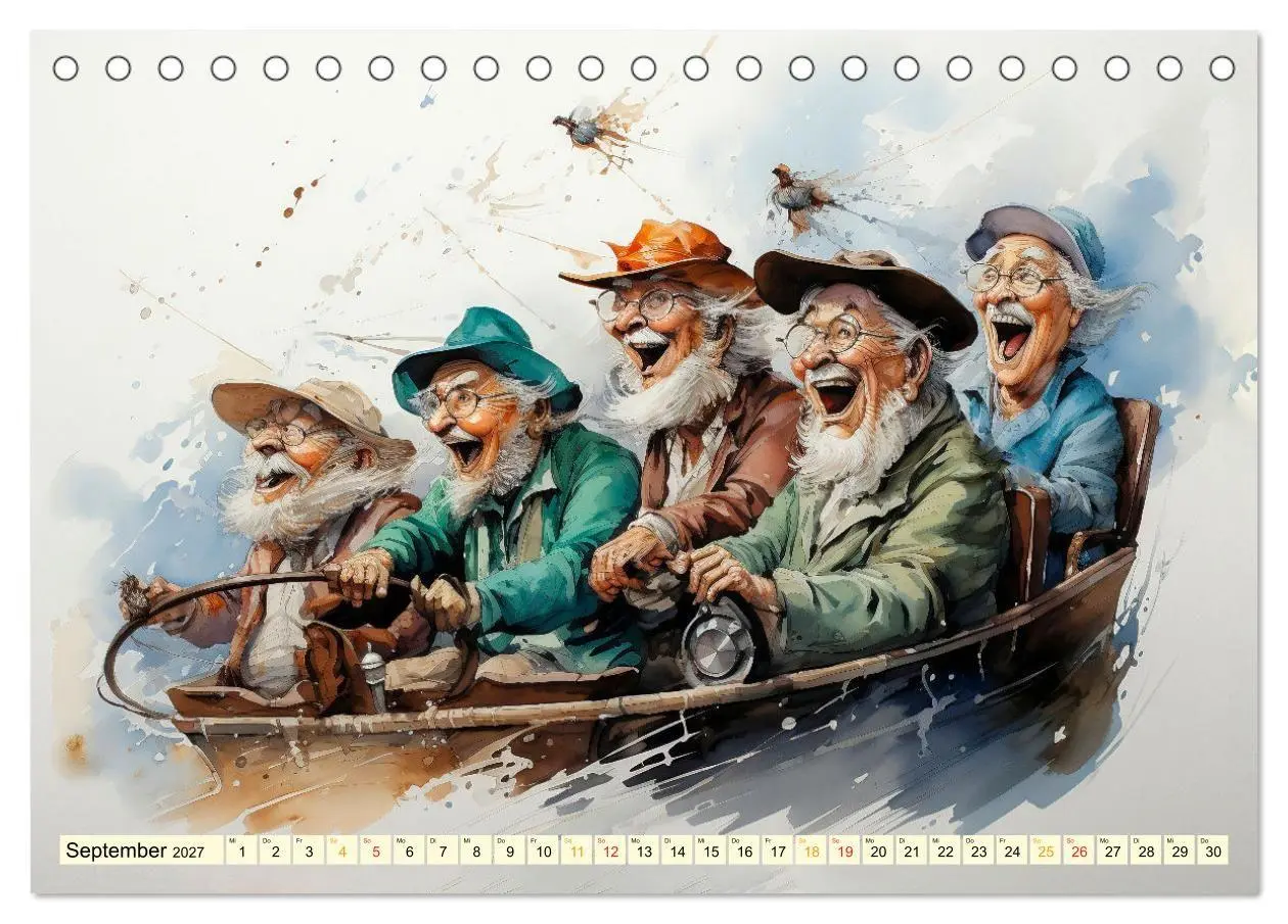 Bild: 9783569279827 | Lustiges Rentner Leben (Tischkalender 2027 DIN A5 quer), CALVENDO...