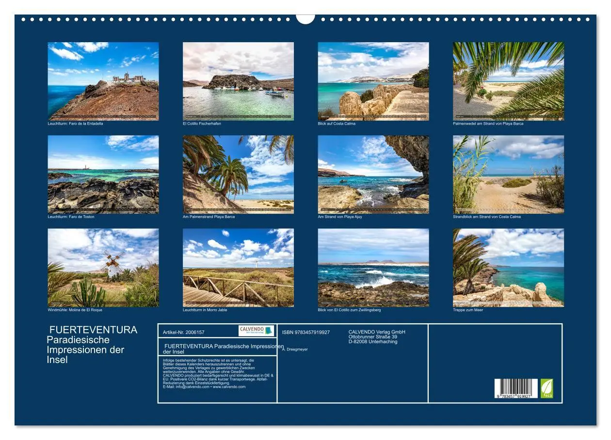 Bild: 9783457919927 | FUERTEVENTURA Paradiesische Impressionen der Insel (Wandkalender...
