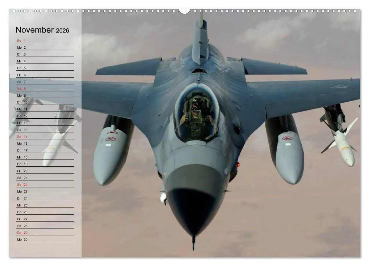 Bild: 9783516009927 | Kampfflugzeuge USA (hochwertiger Premium Wandkalender 2026 DIN A2...
