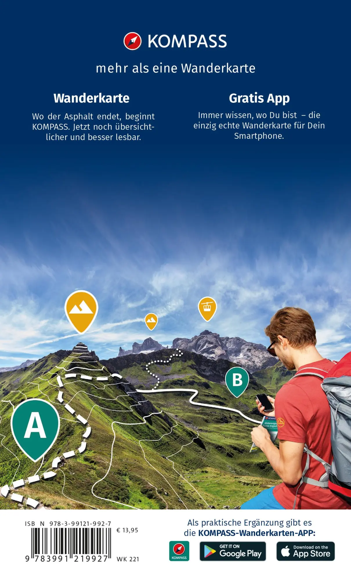 Rückseite: 9783991219927 | KOMPASS Wanderkarten-Set 221 Grazer Bergland, Fischbacher Alpen (2...