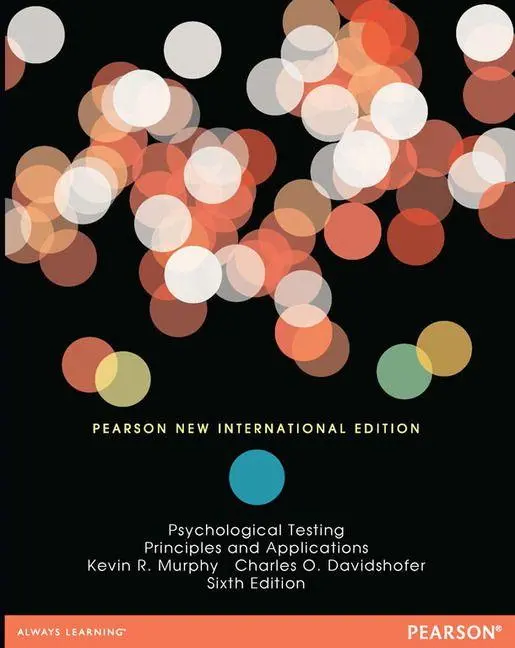 Cover: 9781292040028 | Psychological Testing | Kevin Murphy (u. a.) | Taschenbuch | 492 S.