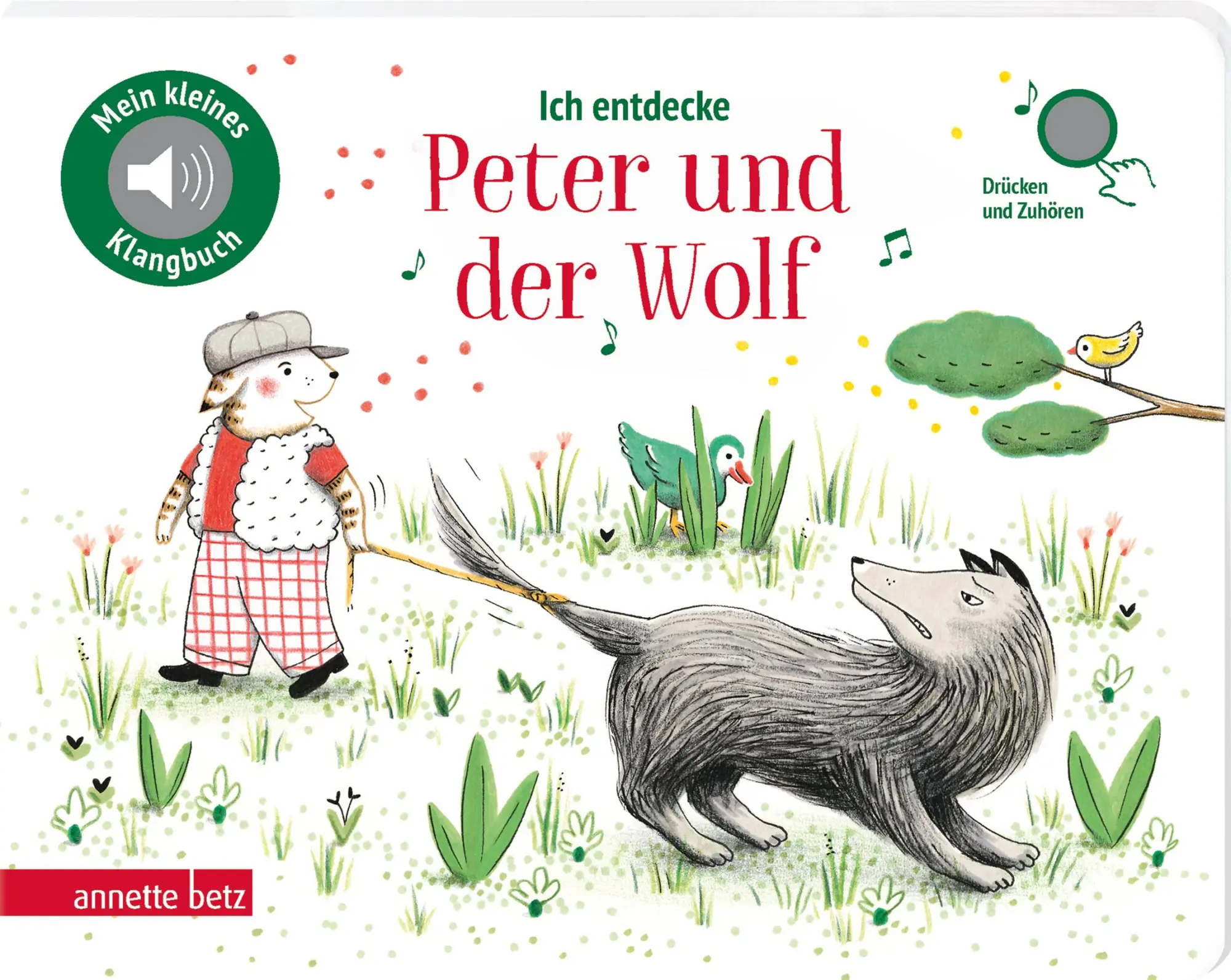 Cover: 9783219120028 | Ich entdecke Peter und der Wolf - Pappbilderbuch mit hochwertigem...