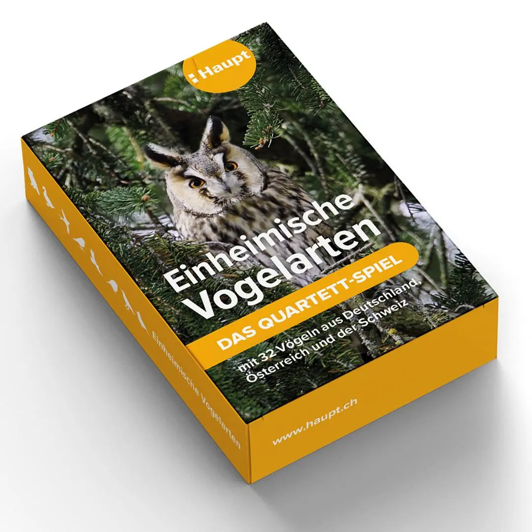 Rückseite: 9783258800028 | Einheimische Vogelarten - das Quartett-Spiel | Haupt Verlag | Spiel