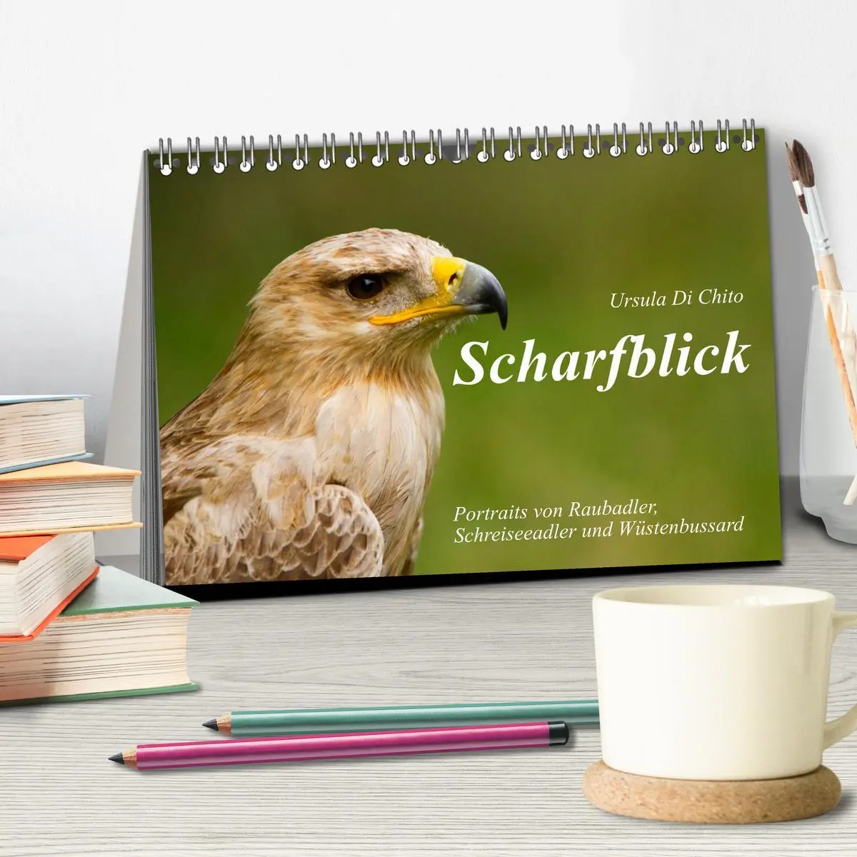 Bild: 9783516120028 | Scharfblick (Tischkalender 2026 DIN A5 quer), CALVENDO Monatskalender