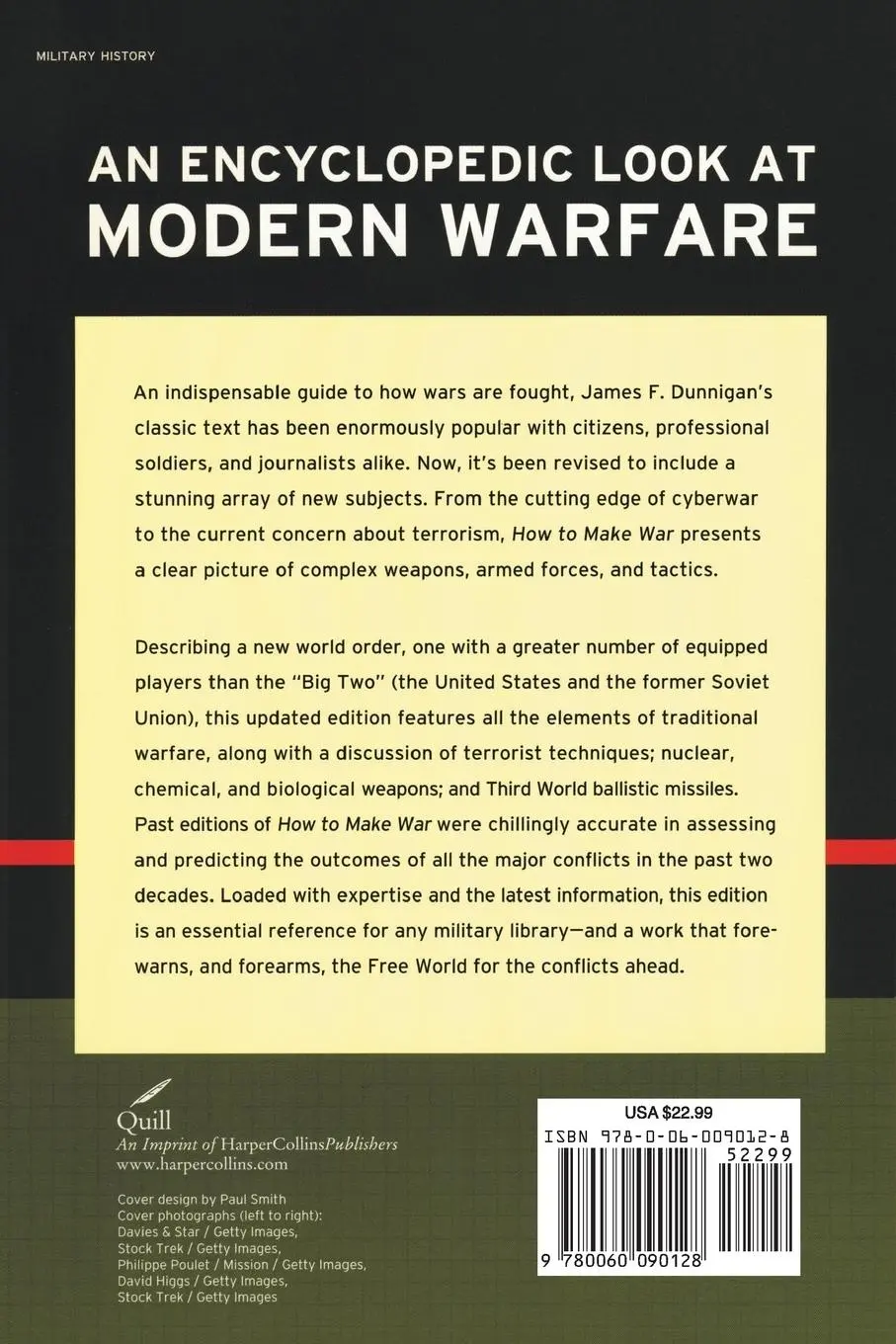 Rückseite: 9780060090128 | How to Make War | James F Dunnigan | Taschenbuch | Englisch | 2003