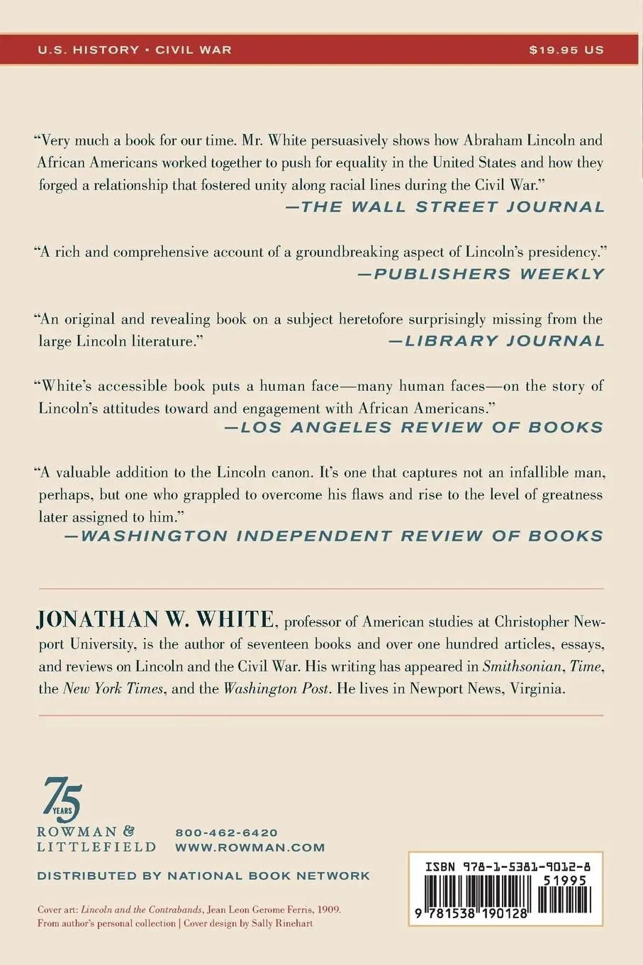 Rückseite: 9781538190128 | House Built by Slaves | Jonathan W. White | Taschenbuch | Englisch