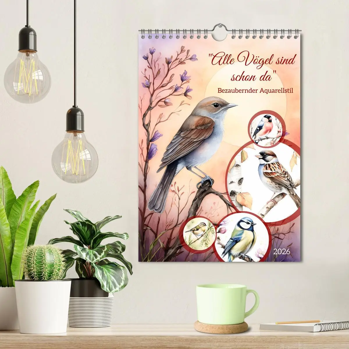Bild: 9783457260128 | Alle Vögel sind schon da (Wandkalender 2026 DIN A4 hoch), CALVENDO...