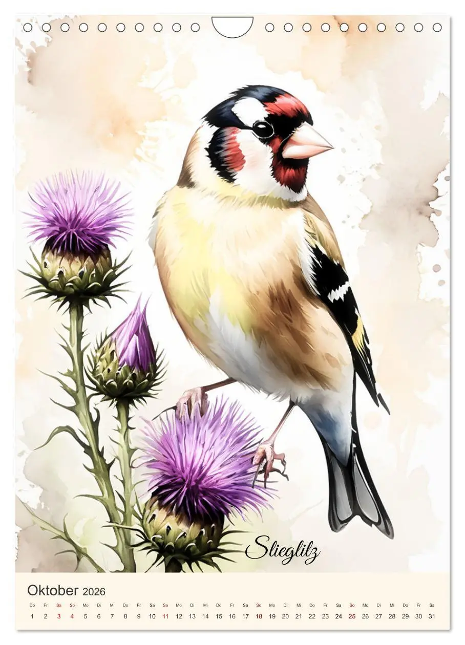 Bild: 9783457260128 | Alle Vögel sind schon da (Wandkalender 2026 DIN A4 hoch), CALVENDO...