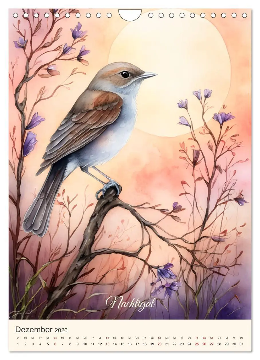Bild: 9783457260128 | Alle Vögel sind schon da (Wandkalender 2026 DIN A4 hoch), CALVENDO...