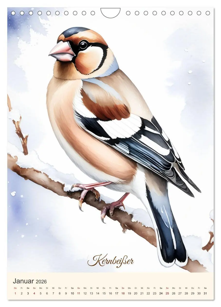Bild: 9783457260128 | Alle Vögel sind schon da (Wandkalender 2026 DIN A4 hoch), CALVENDO...