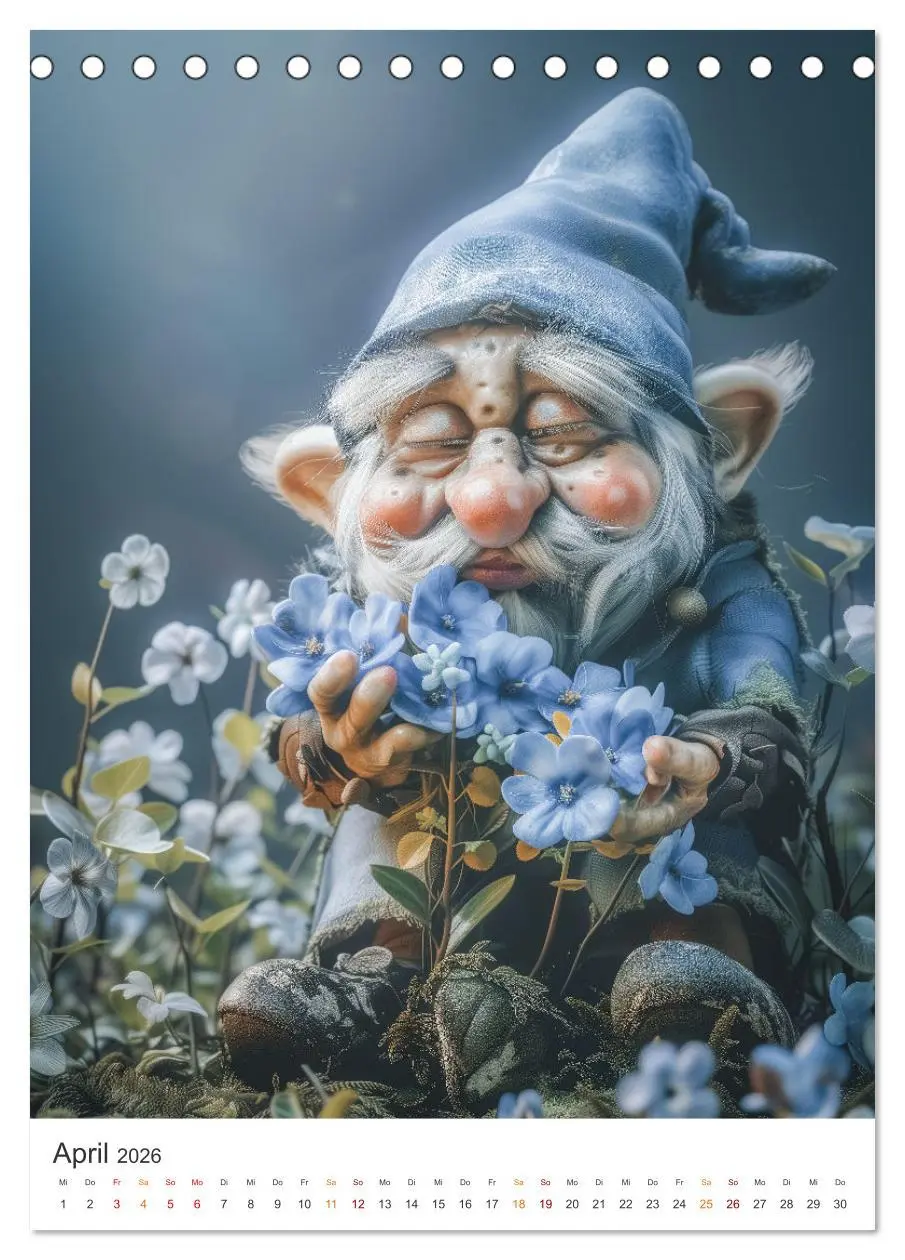 Bild: 9783516280128 | Zwerge und Wichtel (Tischkalender 2026 DIN A5 hoch), CALVENDO...