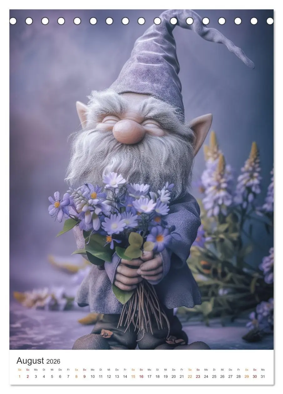Bild: 9783516280128 | Zwerge und Wichtel (Tischkalender 2026 DIN A5 hoch), CALVENDO...