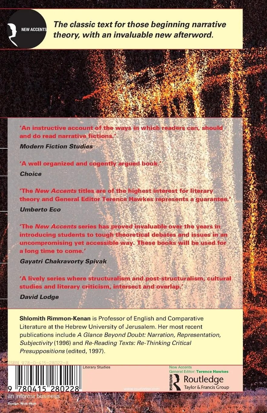 Rückseite: 9780415280228 | Narrative Fiction | Contemporary Poetics | Shlomith Rimmon-Kenan