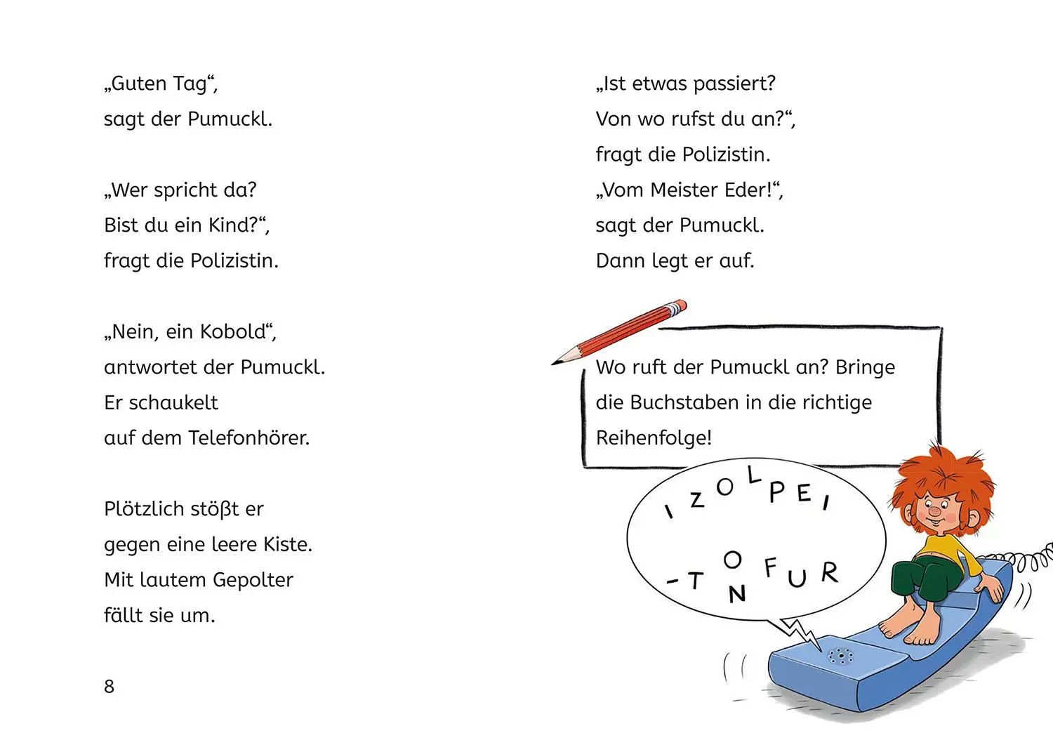 Bild: 9783440180228 | Pumuckl, Bücherhelden 1. Klasse, Pumuckl bei der Polizei | Buch | 2025