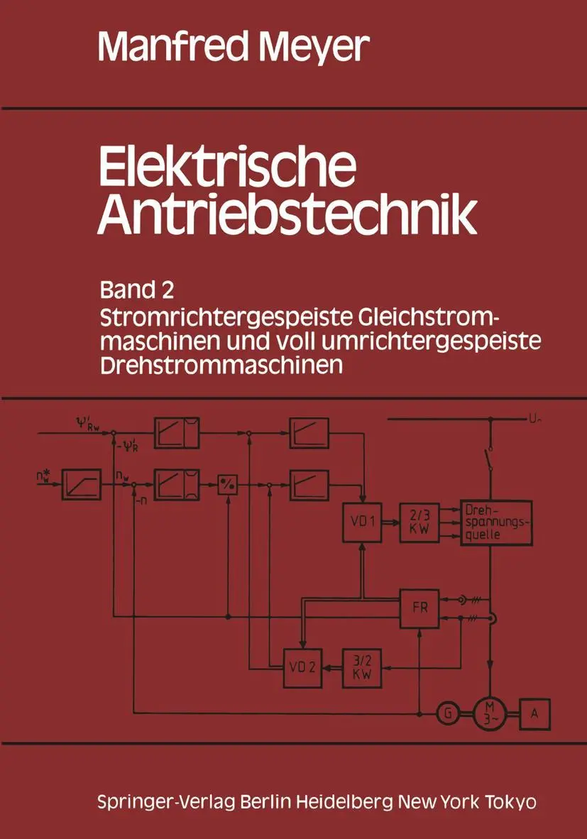 Cover: 9783540170228 | Elektrische Antriebstechnik | Manfred Meyer | Taschenbuch | xviii
