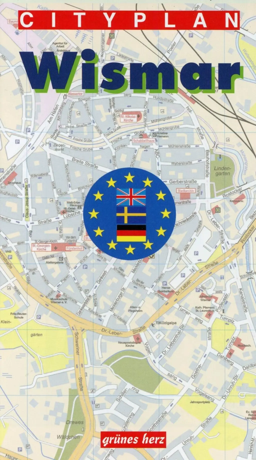 Cover: 9783866360228 | Cityplan Wismar | Stadt- und Ortspläne | Lutz Gebhardt | (Land-)Karte