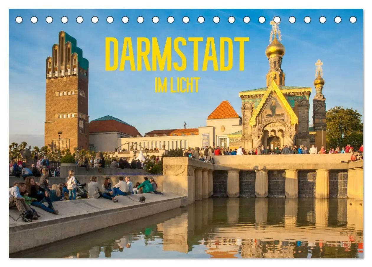 Cover: 9783457620328 | Darmstadt im Licht (Tischkalender 2026 DIN A5 quer), CALVENDO...