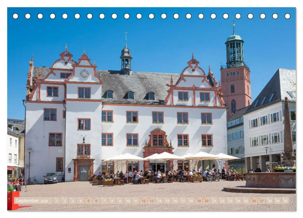 Bild: 9783457620328 | Darmstadt im Licht (Tischkalender 2026 DIN A5 quer), CALVENDO...