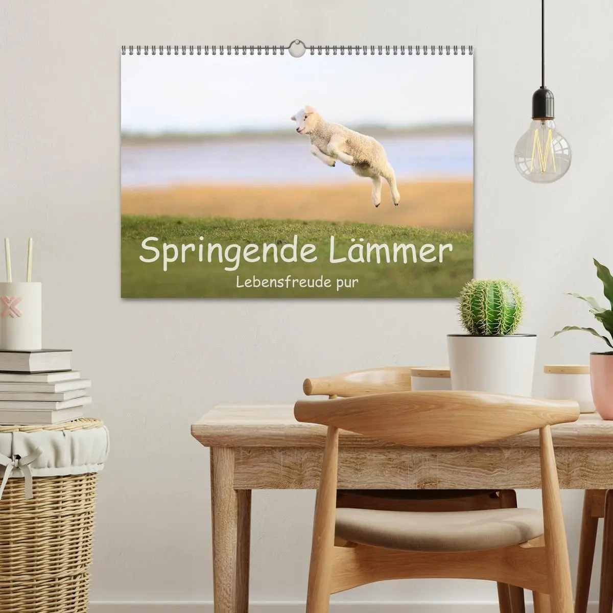 Bild: 9783457790328 | Springende Lämmer: Lebensfreude pur (Wandkalender 2026 DIN A3...