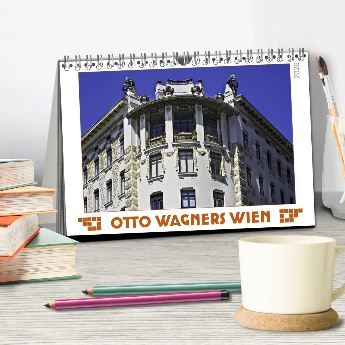 Bild: 9783457930328 | Otto Wagners Wien (Tischkalender 2026 DIN A5 quer), CALVENDO...