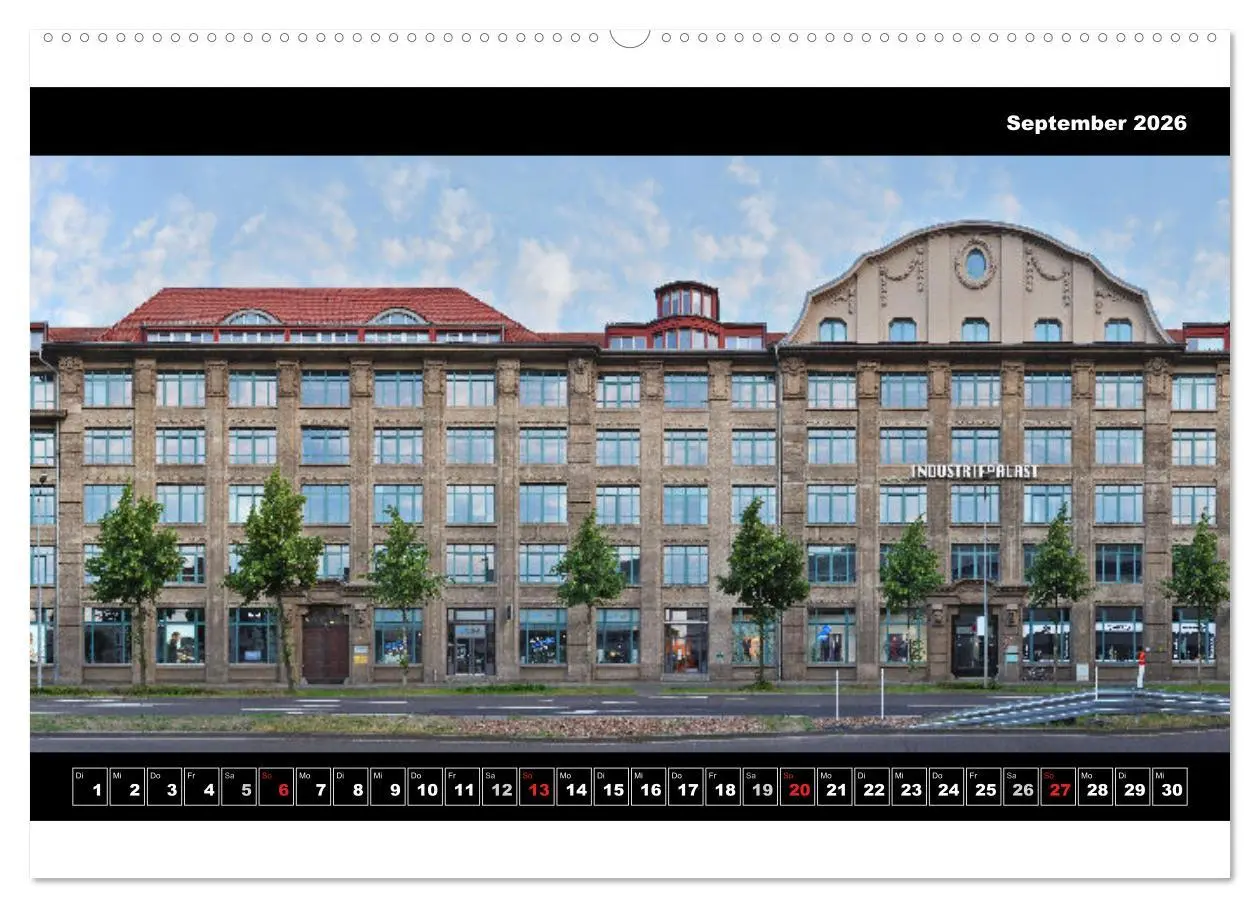 Bild: 9783516190328 | Leipzig Fassade 2026 (Wandkalender 2026 DIN A2 quer), CALVENDO...