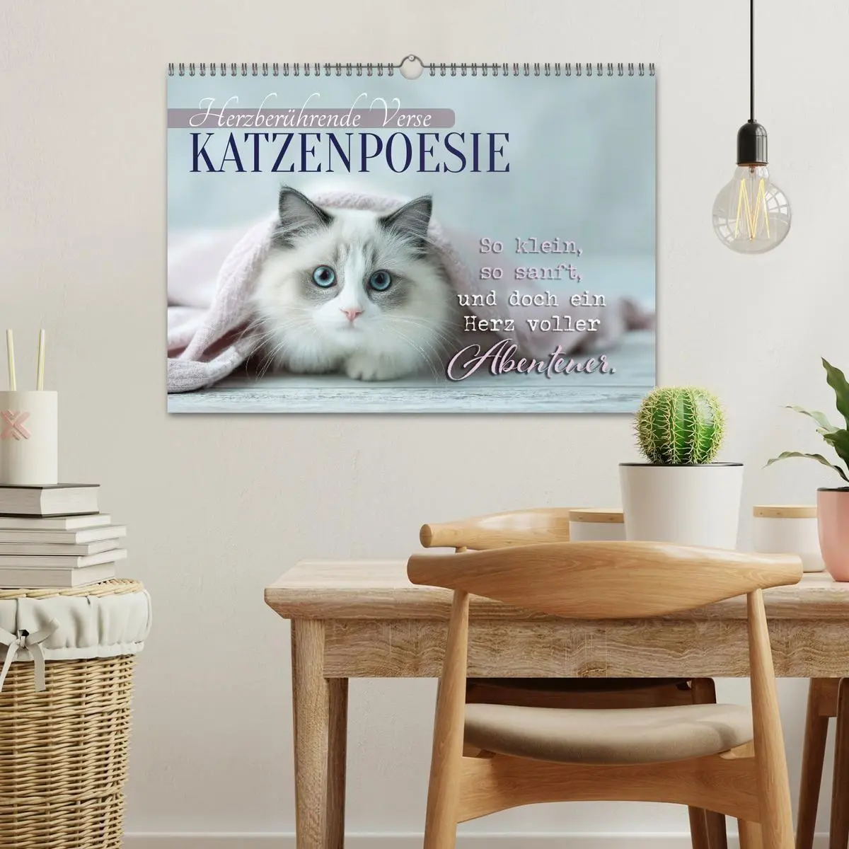 Bild: 9783516710328 | Katzenpoesie - Herzberührende Verse (Wandkalender 2026 DIN A3...