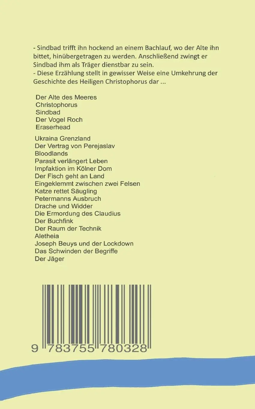 Rückseite: 9783755780328 | Der Alte des Meeres | Sindbads fünfte Reise | Herbert Weiler | Buch