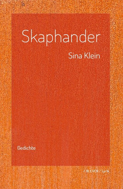 Cover: 9783903110328 | Skaphander | Gedichte | Sina Klein | Taschenbuch | 78 S. | Deutsch