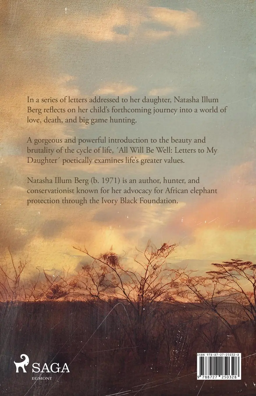 Rückseite: 9788727250328 | All Will Be Well | Letters to My Daughter | Natasha Illum Berg | Buch