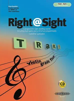 Cover: 9790577010328 | Right@Sight - Grade 5 | Für Violine und Klavier, Mit CD | Lumsden