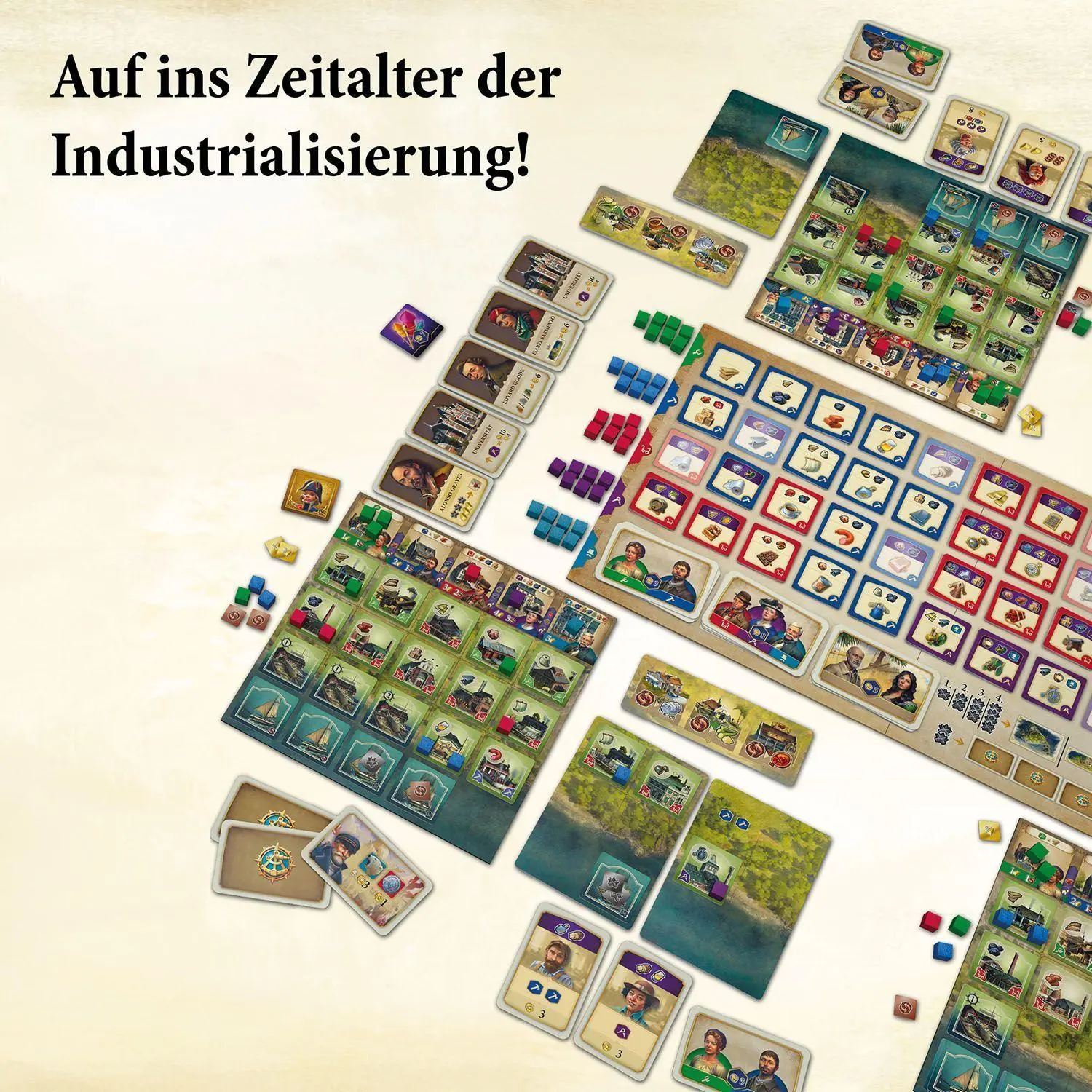 Bild: 4002051680428 | Anno 1800 | Martin Wallace | Spiel | Brettspiel | 680428 | Deutsch