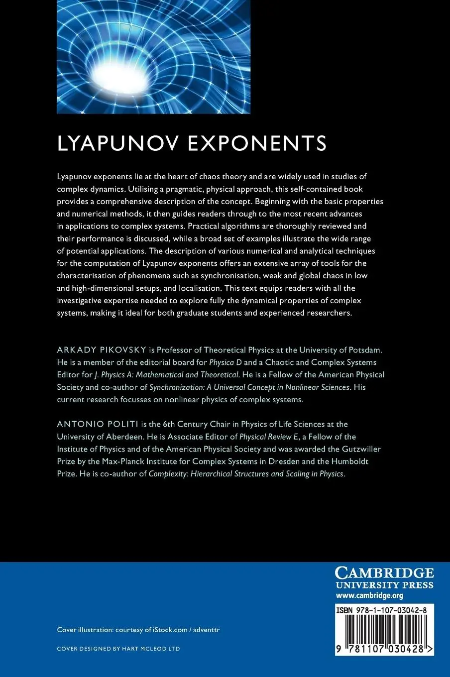 Rückseite: 9781107030428 | Lyapunov Exponents | Arkady Pikovsky (u. a.) | Buch | Englisch | 2016
