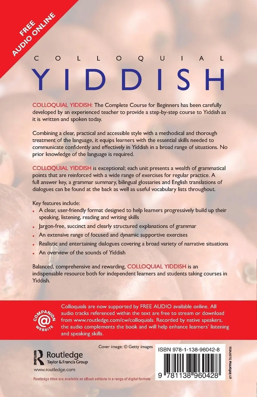 Rückseite: 9781138960428 | Colloquial Yiddish | Lily Kahn | Taschenbuch | Englisch | 2015
