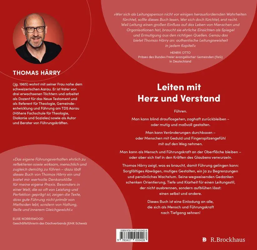 Bild: 9783417010428 | Führungsweise | Maßvoll leiten, weise verändern, verwurzelt leben