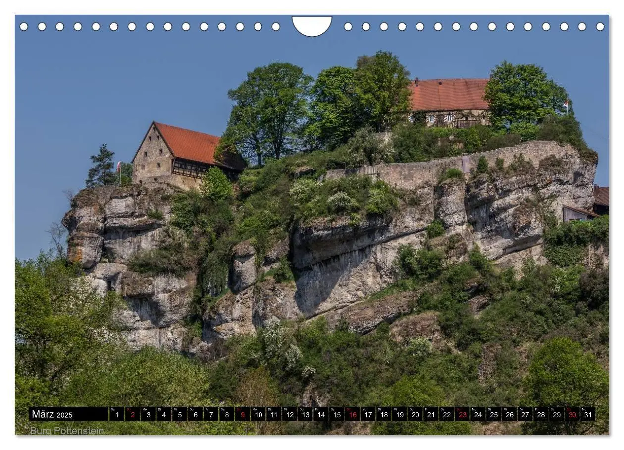 Bild: 9783435760428 | Fränkische Schweiz (Wandkalender 2025 DIN A4 quer), CALVENDO...