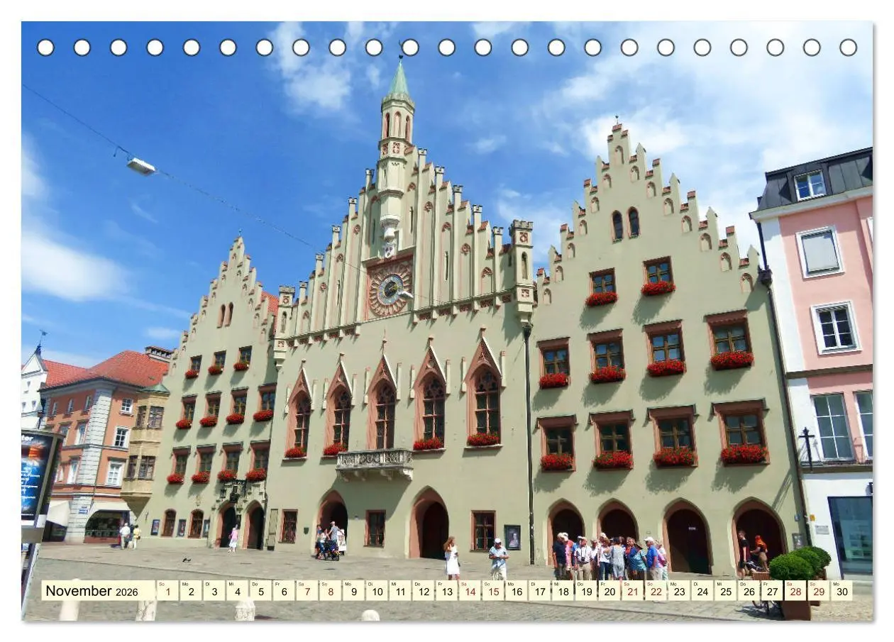 Bild: 9783457780428 | Unterwegs in Landshut (Tischkalender 2026 DIN A5 quer), CALVENDO...