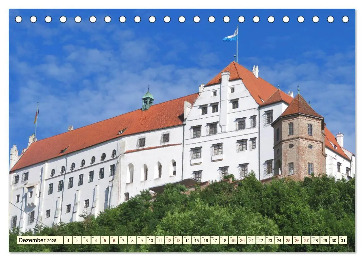 Bild: 9783457780428 | Unterwegs in Landshut (Tischkalender 2026 DIN A5 quer), CALVENDO...