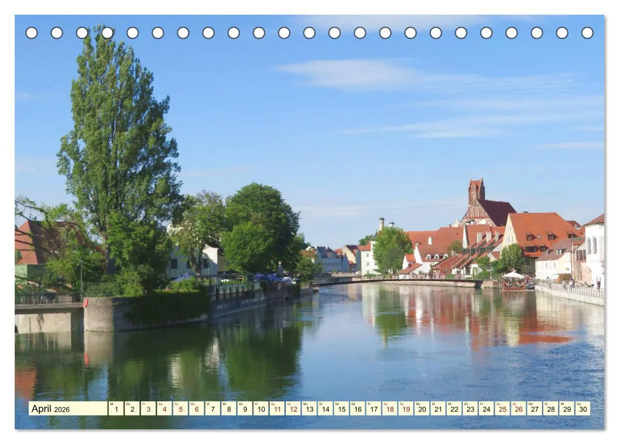 Bild: 9783457780428 | Unterwegs in Landshut (Tischkalender 2026 DIN A5 quer), CALVENDO...