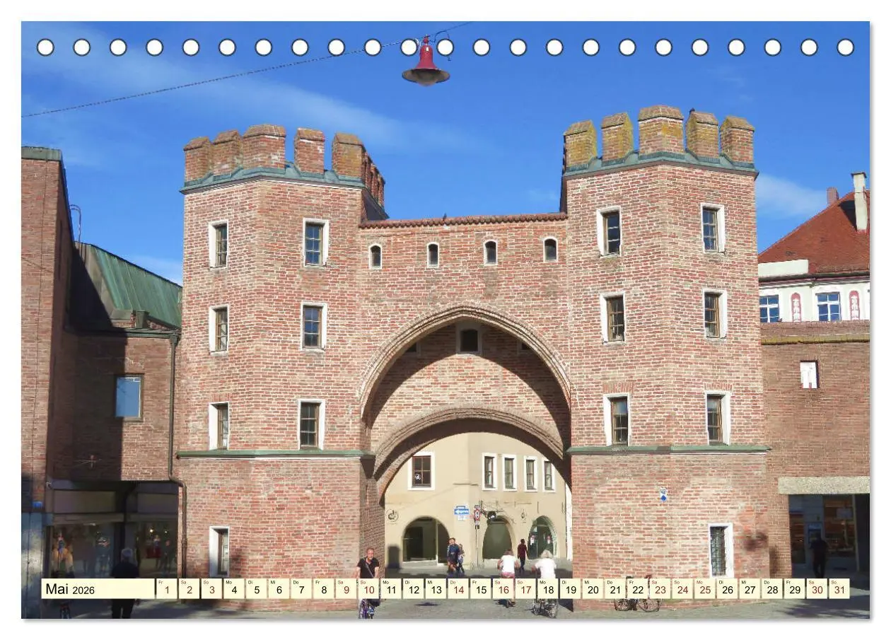 Bild: 9783457780428 | Unterwegs in Landshut (Tischkalender 2026 DIN A5 quer), CALVENDO...