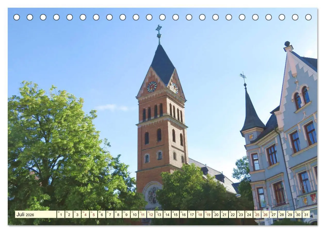 Bild: 9783457780428 | Unterwegs in Landshut (Tischkalender 2026 DIN A5 quer), CALVENDO...