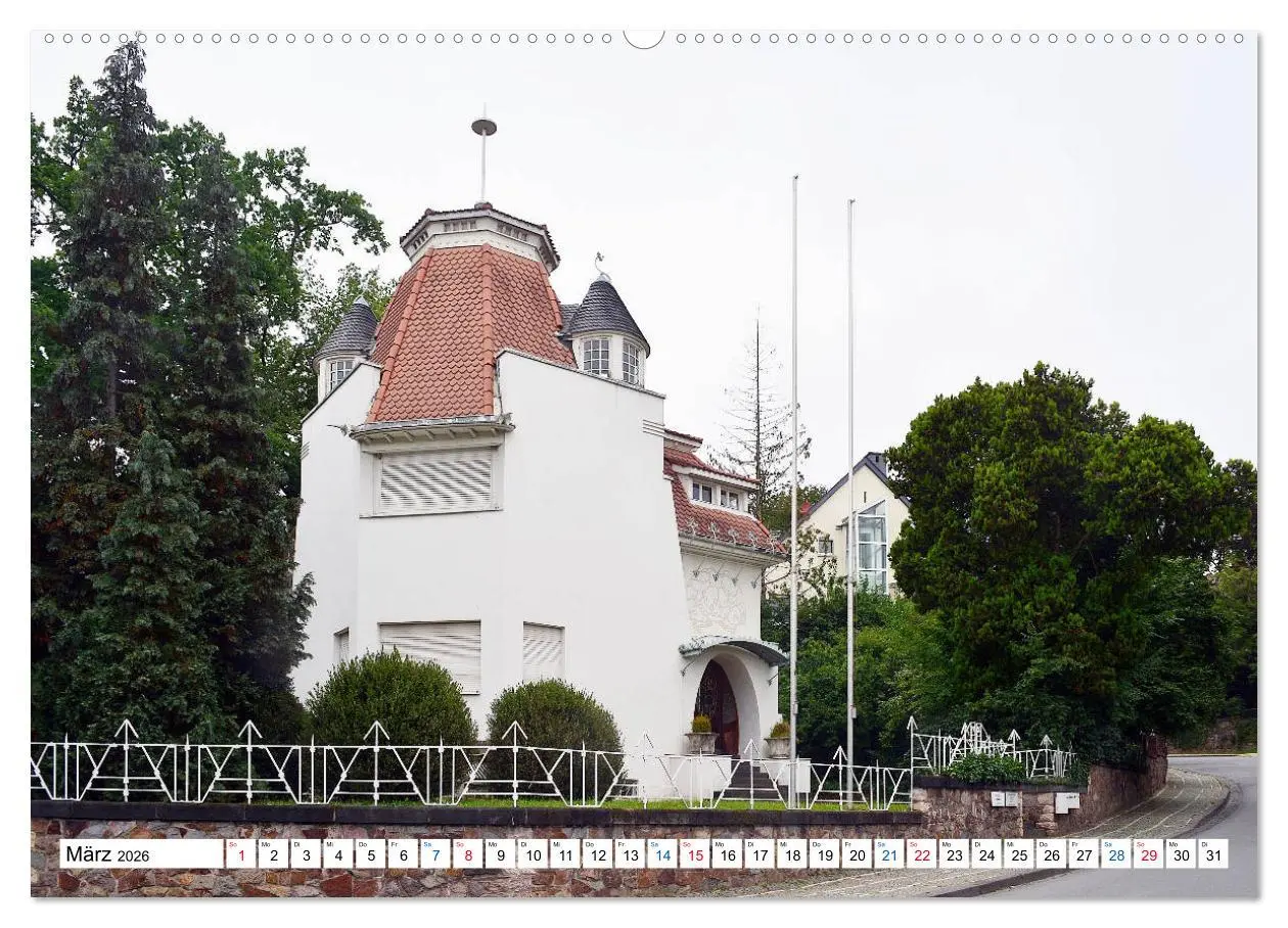 Bild: 9783457850428 | Jugendstil - Darmstadt (Wandkalender 2026 DIN A2 quer), CALVENDO...