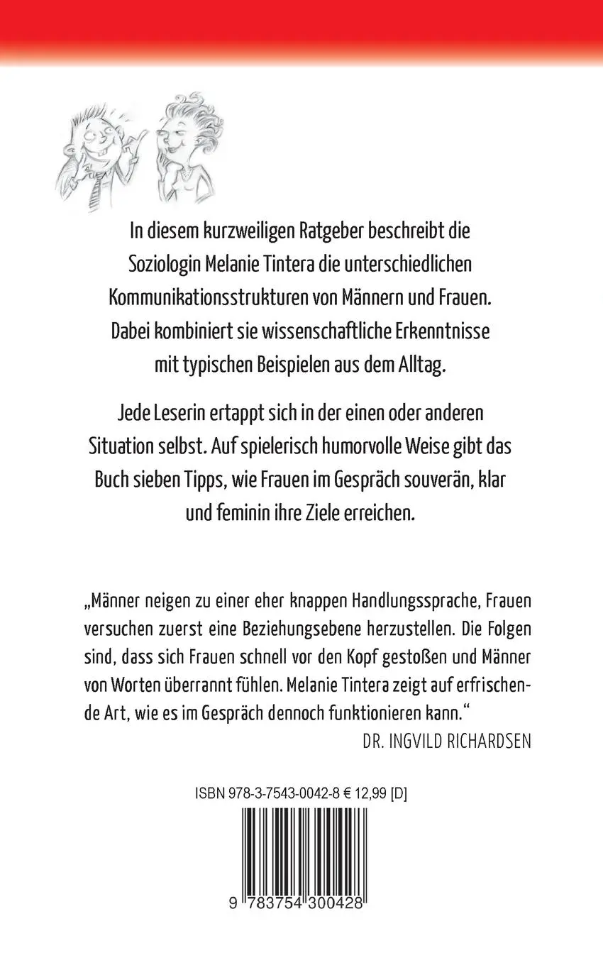 Rückseite: 9783754300428 | Frauen reden anders - Männer auch! | Melanie Tintera | Taschenbuch