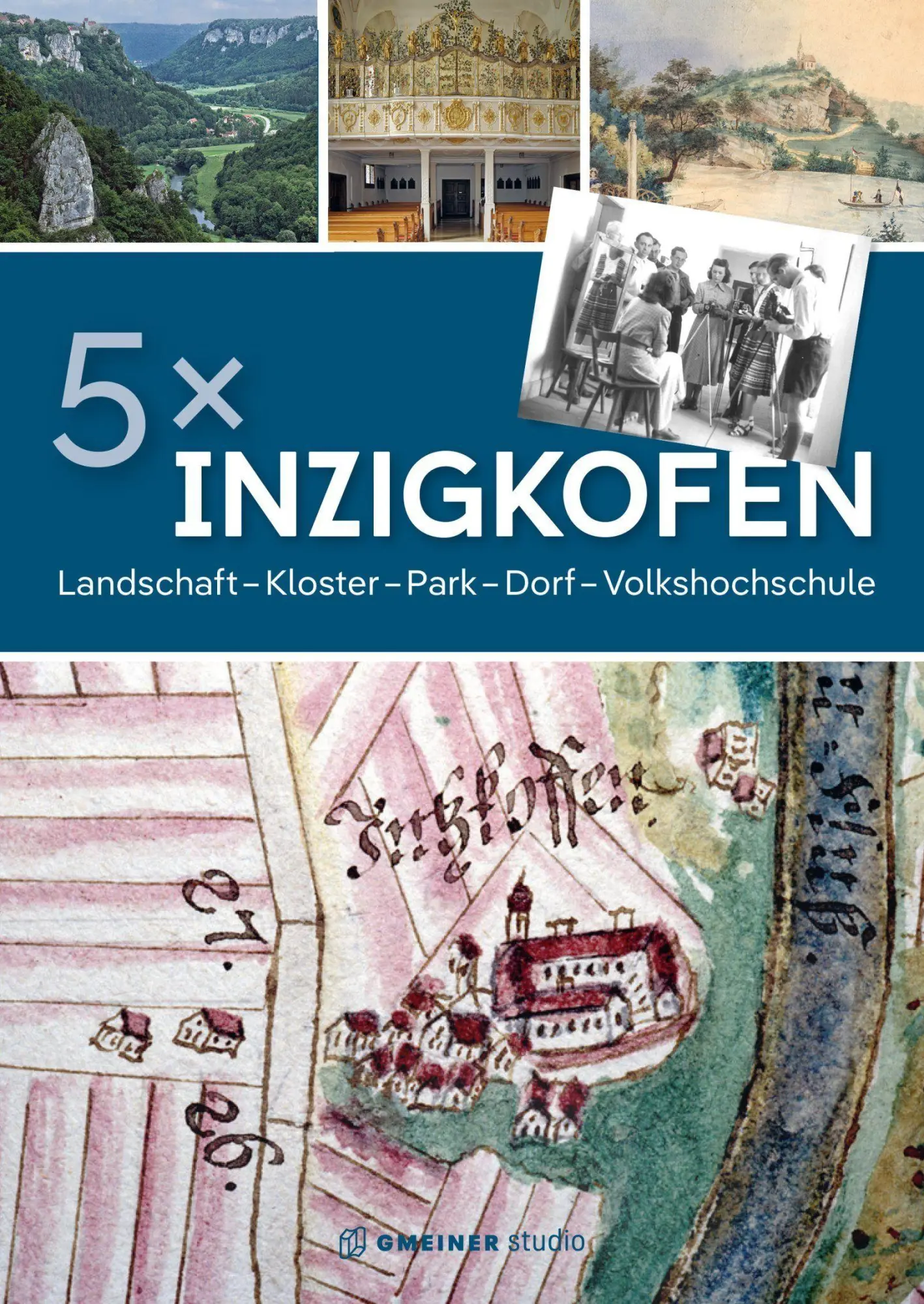 Cover: 9783780110428 | 5 x Inzigkofen: Landschaft, Kloster, Park, Dorf, Volkshochschule
