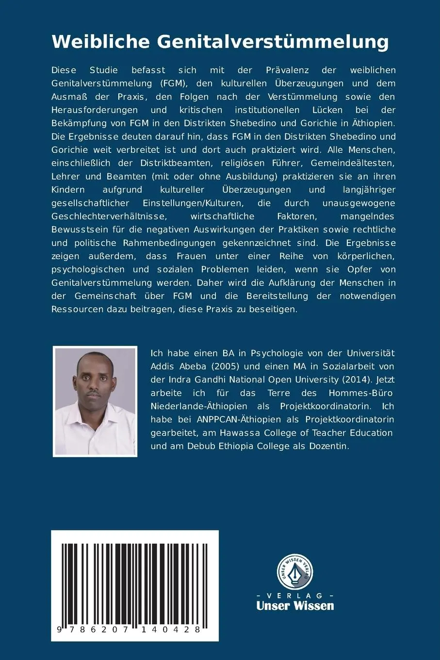Rückseite: 9786207140428 | Weibliche Genitalverstümmelung | Abebe Alemu | Taschenbuch | Paperback