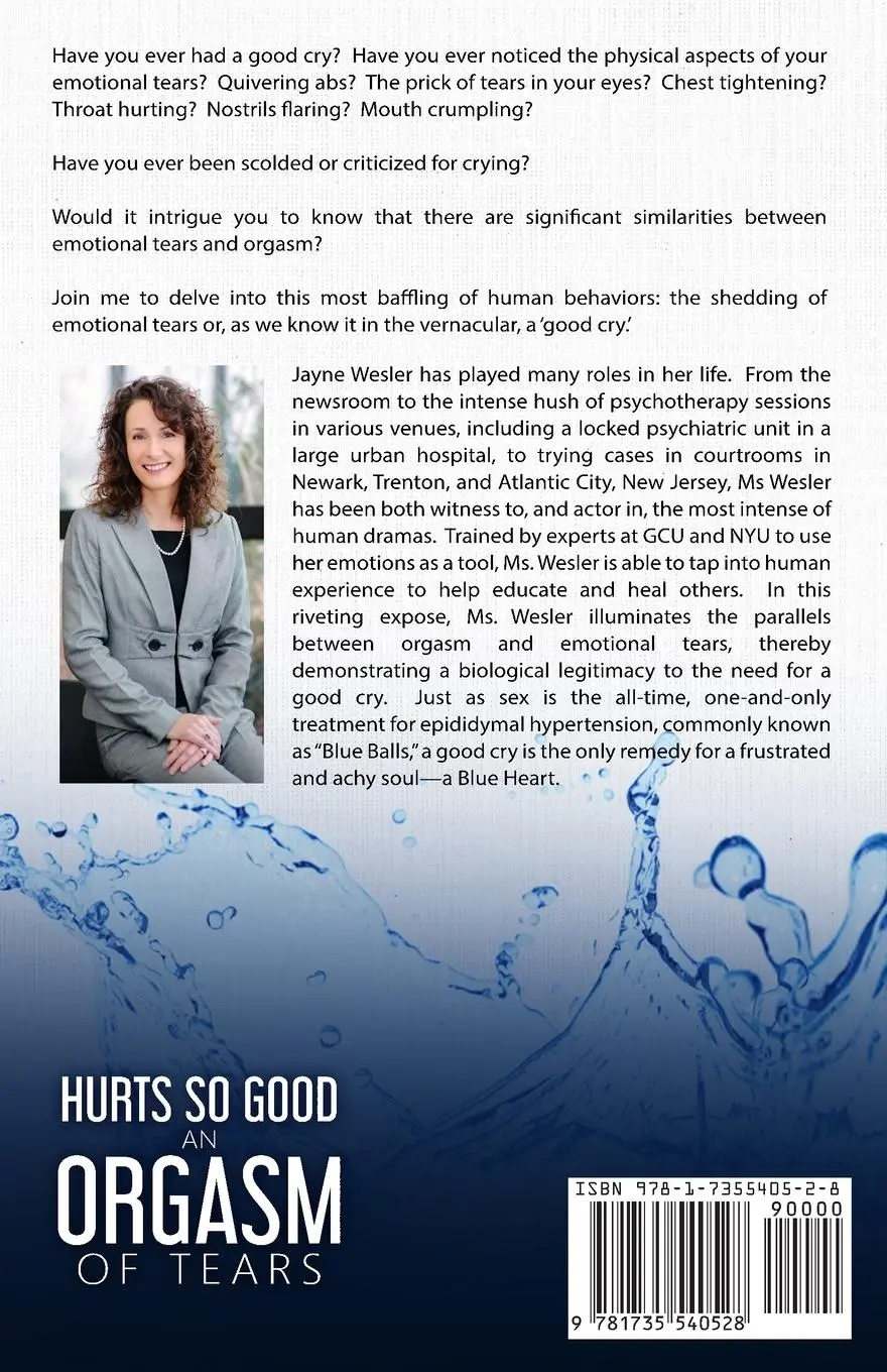 Rückseite: 9781735540528 | Hurts So Good | An Orgasm of Tears | Jayne M Wesler | Taschenbuch