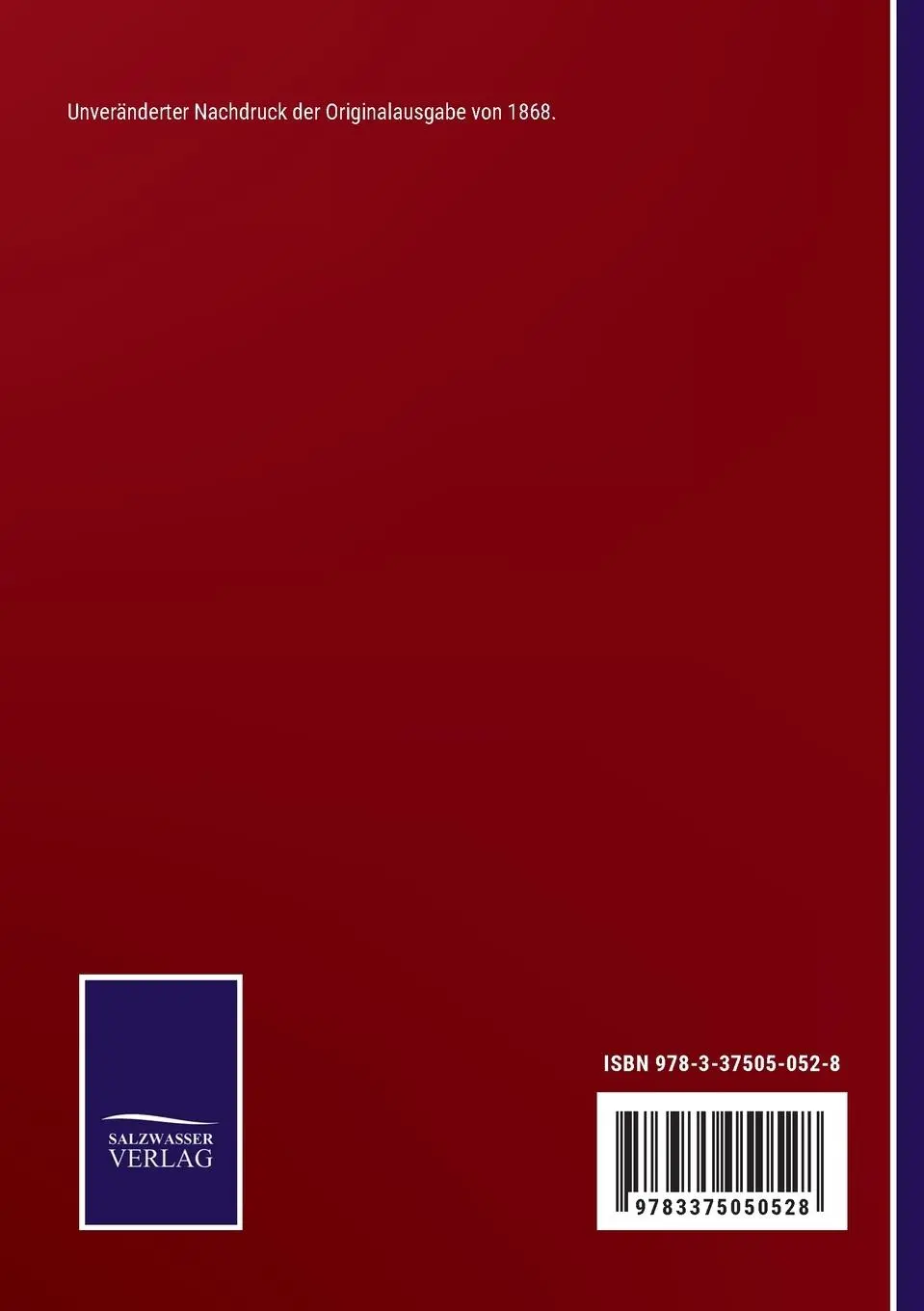 Rückseite: 9783375050528 | Ueber den Sprachgebrauch des Aristoteles | Rudolf Eucken | Taschenbuch