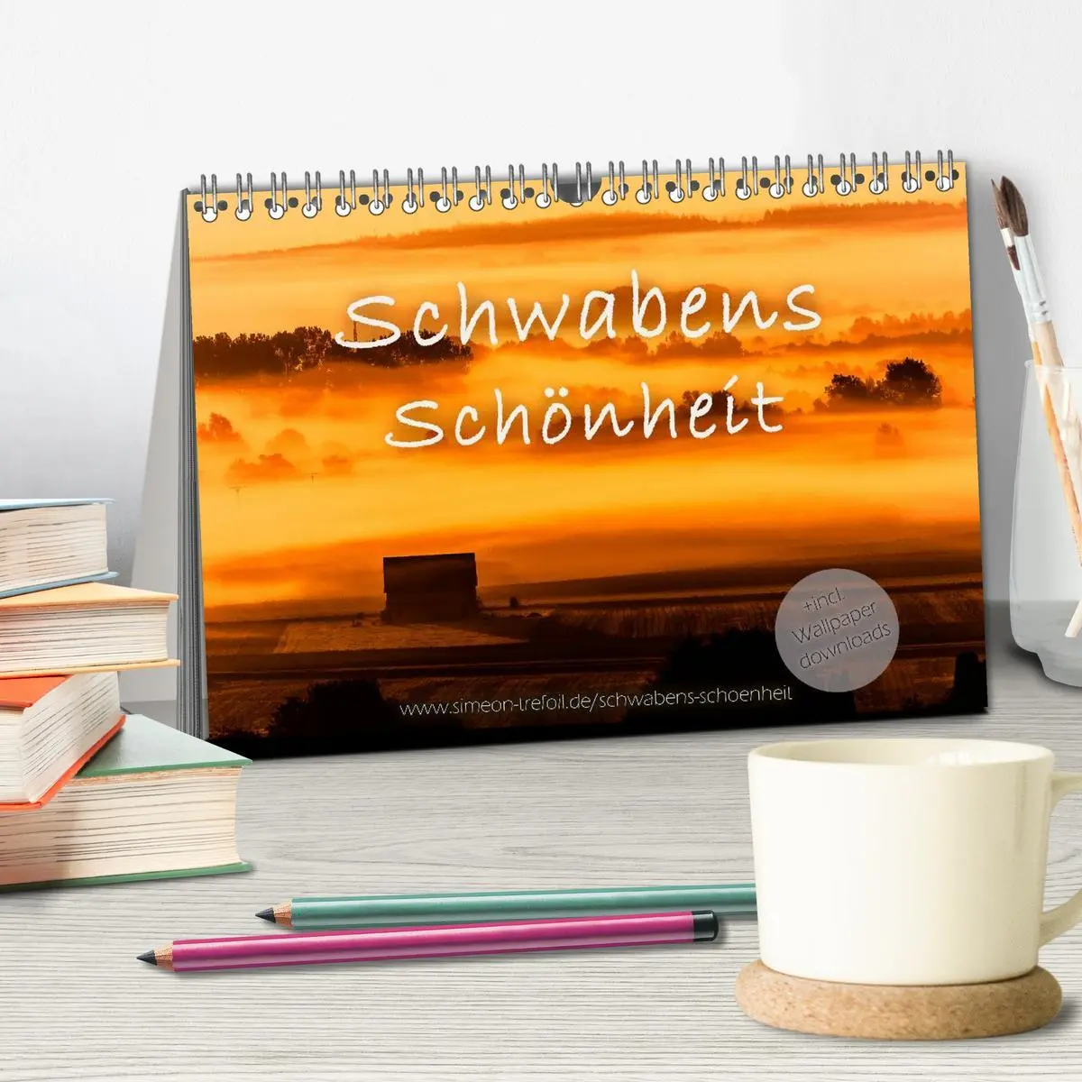 Bild: 9783516000528 | Schwabens Schönheit (Tischkalender 2026 DIN A5 quer), CALVENDO...