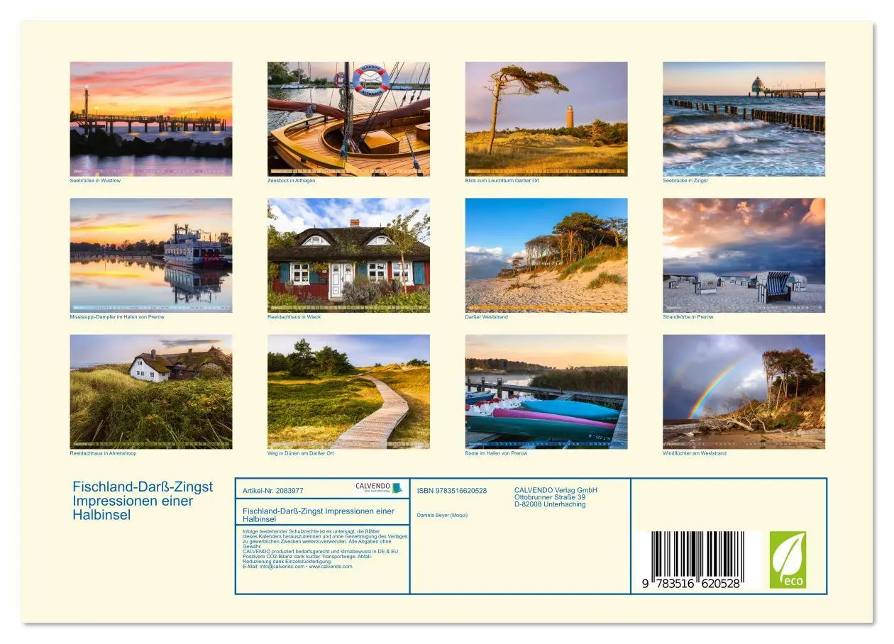 Bild: 9783516620528 | Fischland-Darß-Zingst Impressionen einer Halbinsel (Wandkalender...