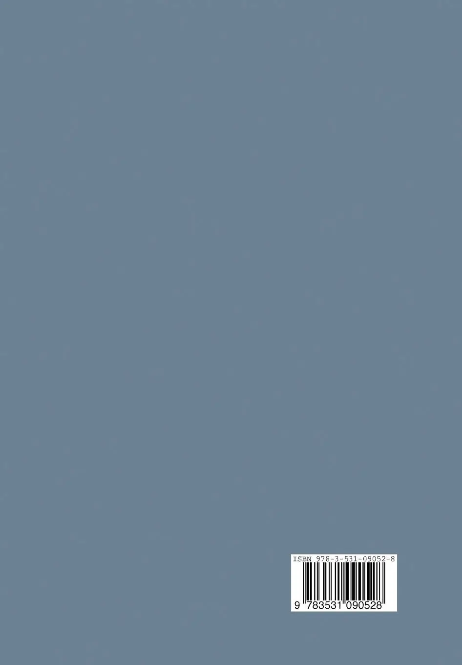 Rückseite: 9783531090528 | Erfahrene und erfundene Landschaft | Jörg-Ulrich Fechner | Taschenbuch