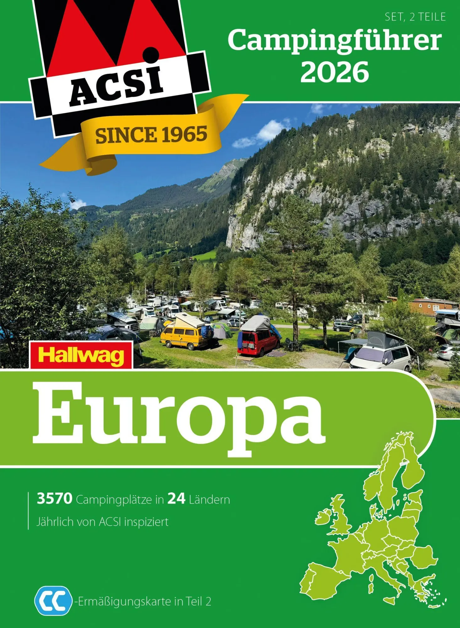 Cover: 9783828330528 | ACSI Campingführer Europa 2026 | Taschenbuch | Hallwag ACSI Führer
